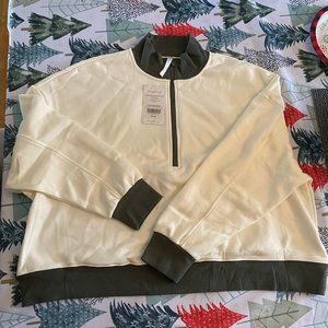 Fabletics -- Catarina Mock-Neck Half-Zip Pullover -- Size 3X